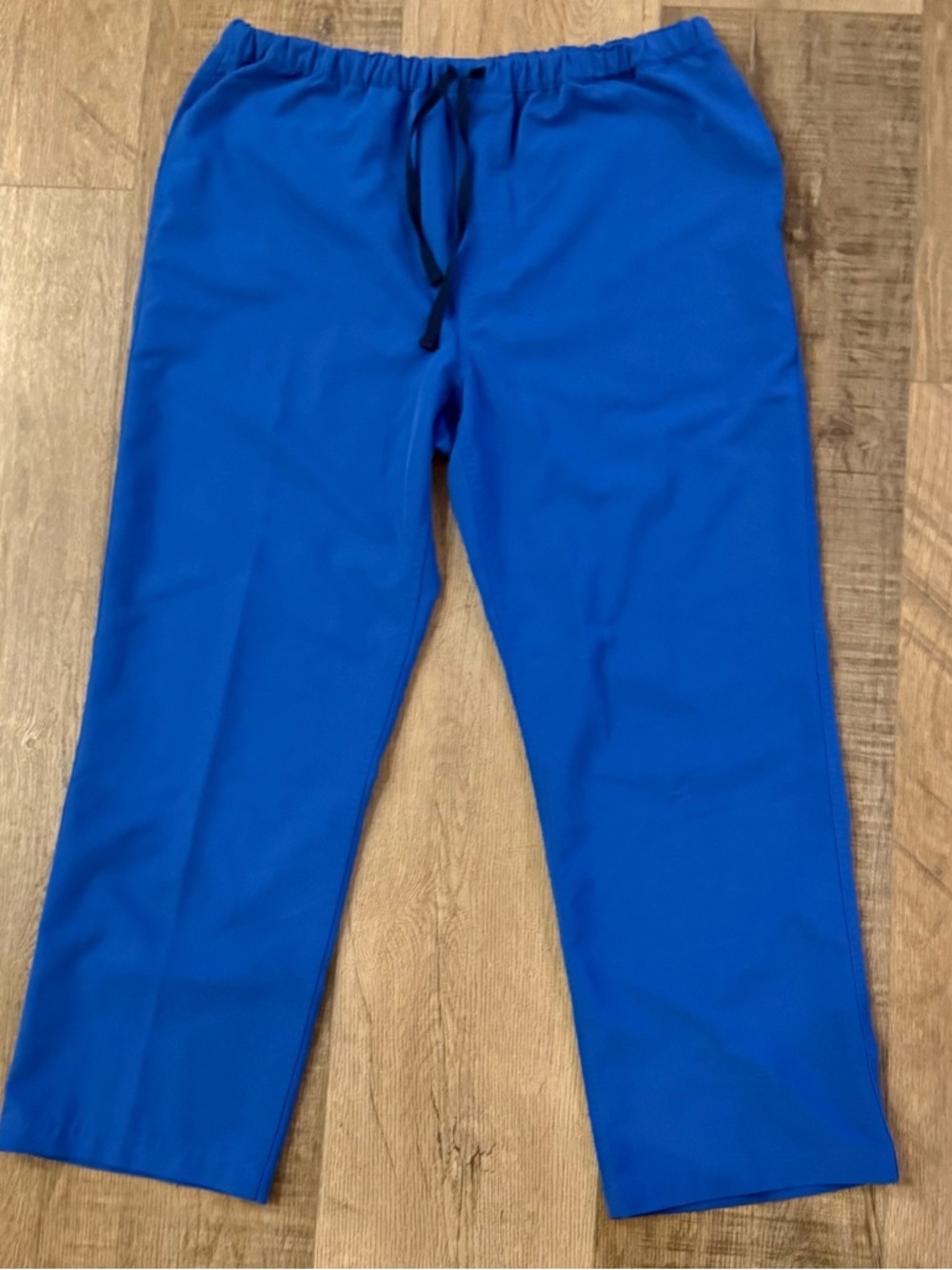 FIGS Scrub Pants Women’s XL Blue Drawstring Elastic Waist Medical Uniform